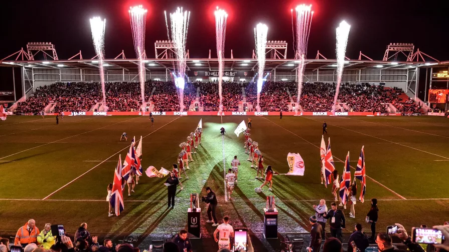 Stadium fULL CROWD FIREWORK