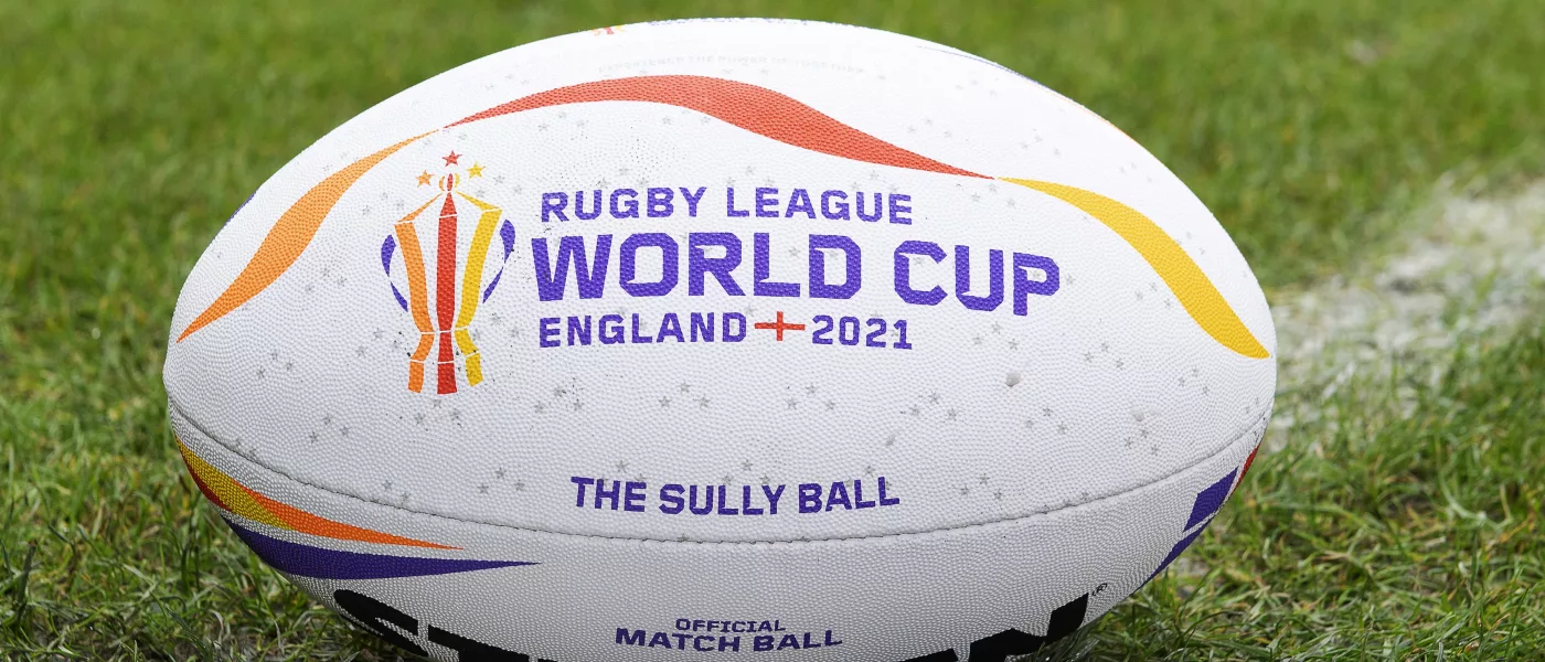 Rugby League World Cup 2021 sully ball