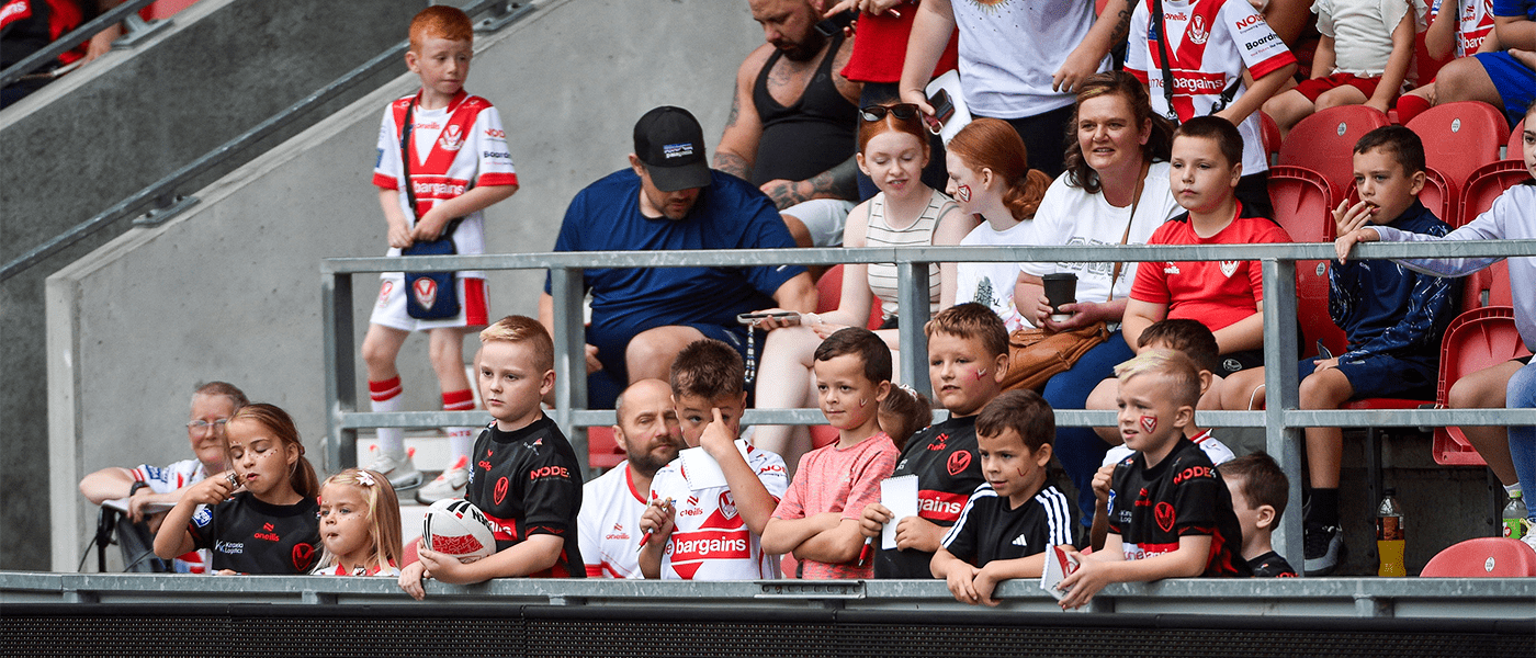 group of young boys in stadium
